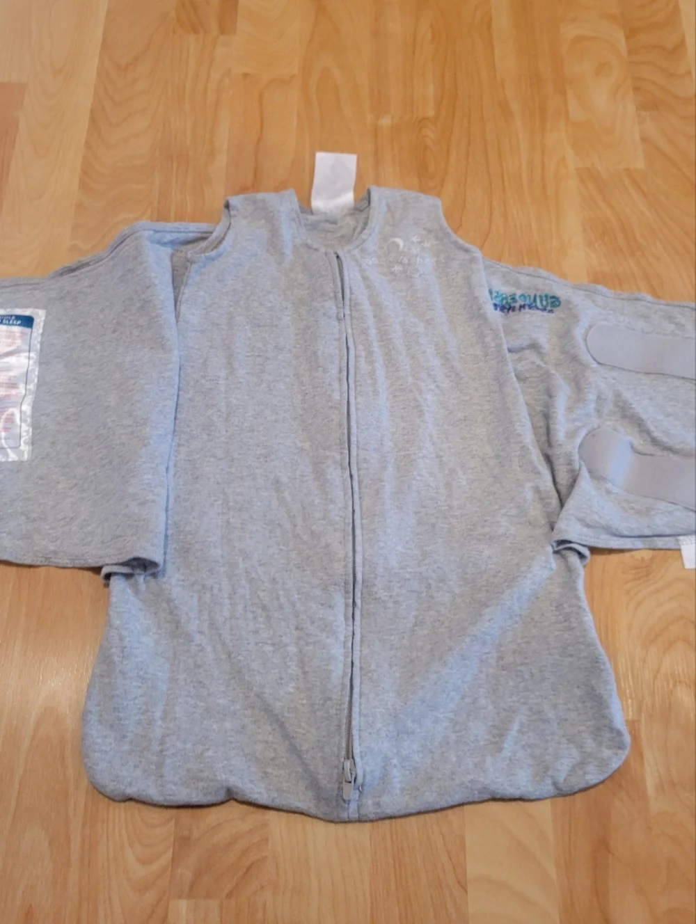 Halo Sleep Sack Swaddle Cotton Grey Newborn Size 0-3 Months